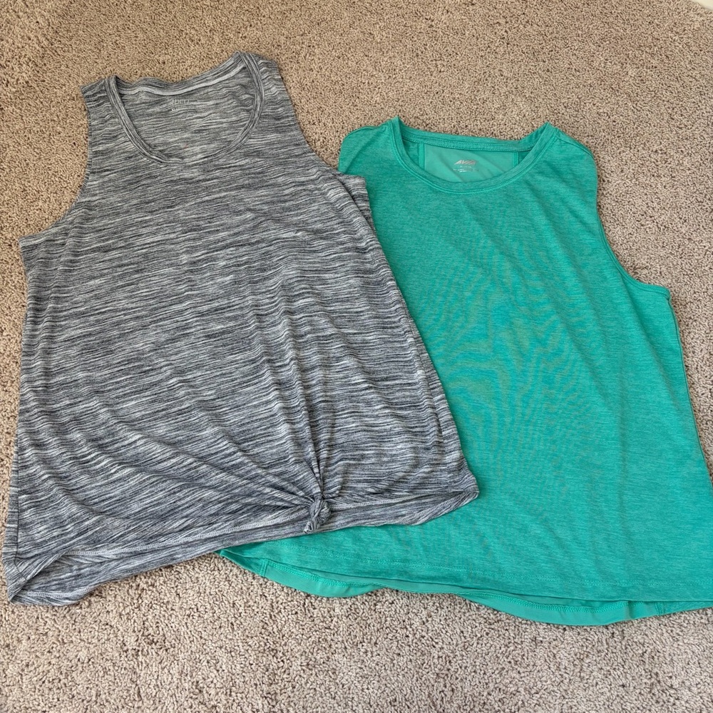 Avia Women's Tank Tops in Green and BCG Tank Top in Gray